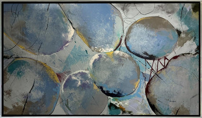 NIFAO Limited Edition Muted Moons by Mario Luca Art 56"x32"