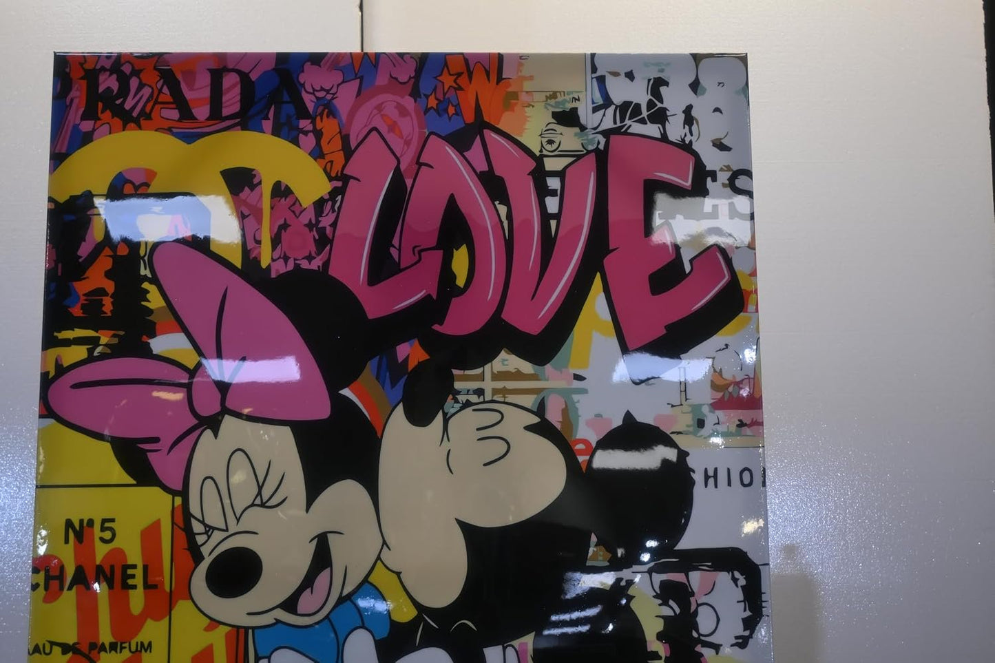 Cartoon Mice Love Pop Art Fashion Canvas 40"x60"