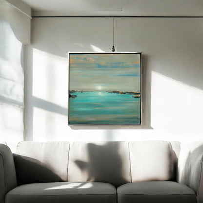 NIFAO Limited Edition Soneto by Mario Themme Abstract Art 41"x41"