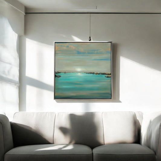 NIFAO Limited Edition Soneto by Mario Themme Abstract Art 41"x41"