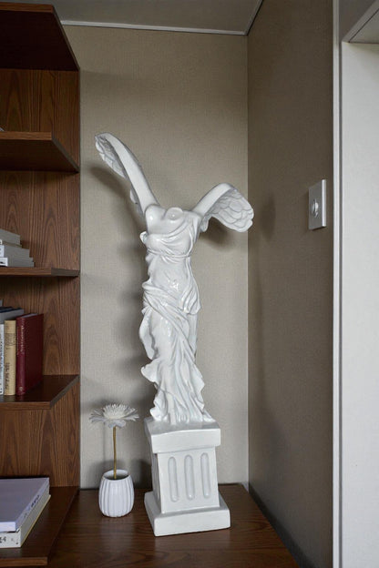 Winged Victory Nike of Samothrace Statue Made of Resin Size: 6" x 6" x 14"H