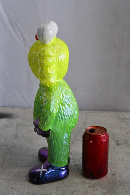 NIFAO Green Monster Character Resin Figurine Statue Andres Mendez 8"x4"x14"H