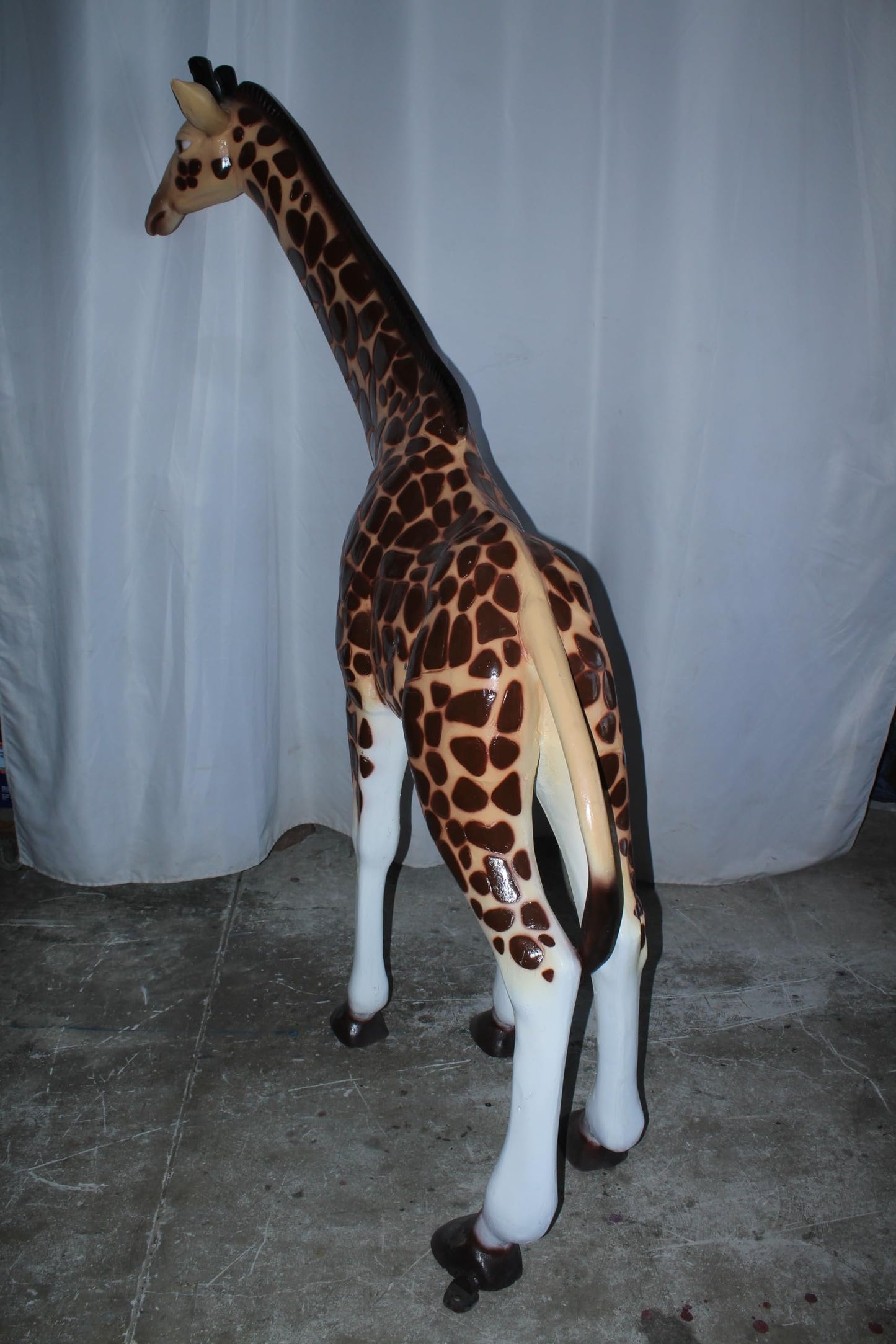 Life Size Aluminum Giraffe Sculpture Statue Decor 65"x16"x83"H