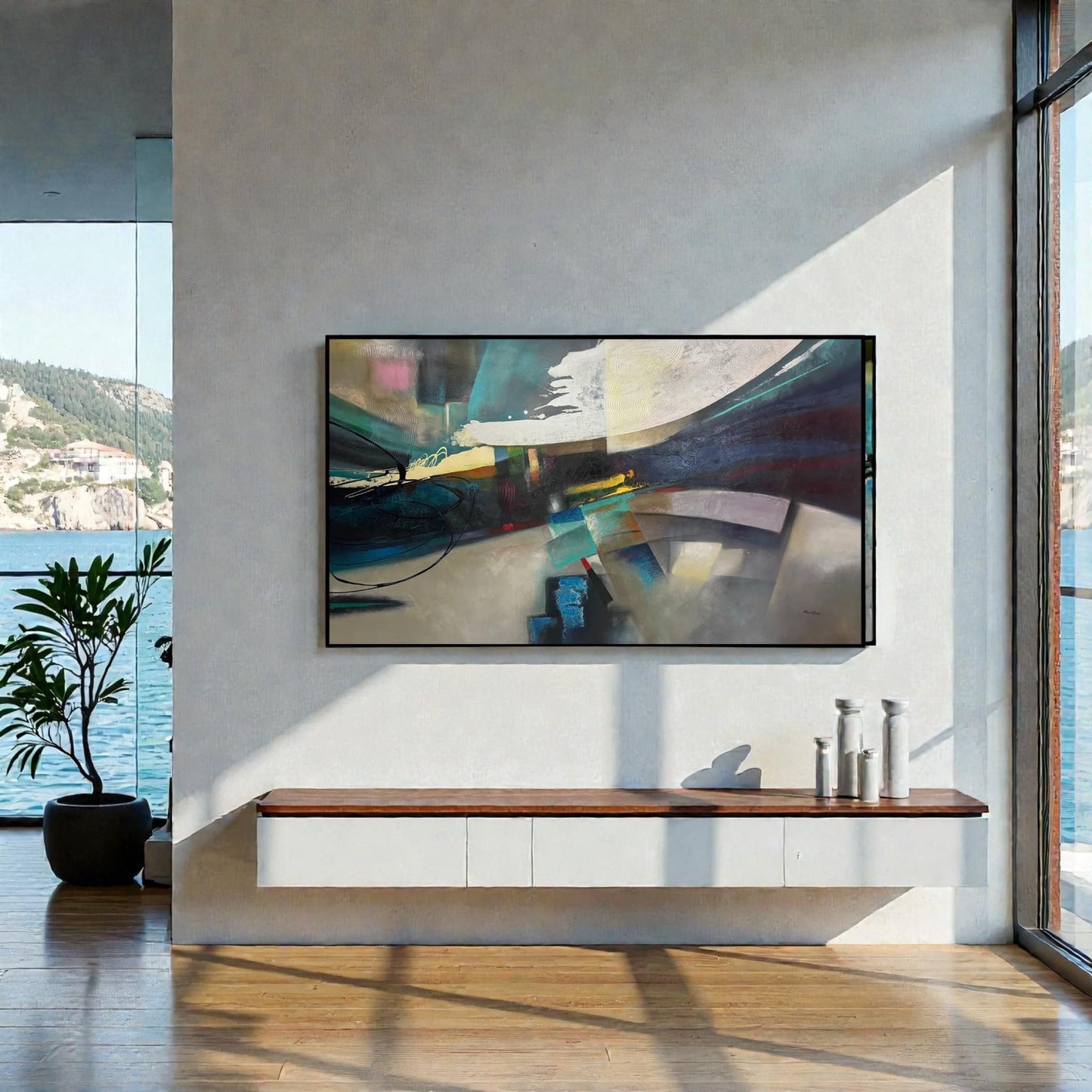 NIFAO Limited Edition Metropolis Motion by Mario Luca 56"x32"
