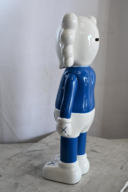 NIFAO Designer Toy Character Resin Statue Blue White Figurine 11"x7"x24"H