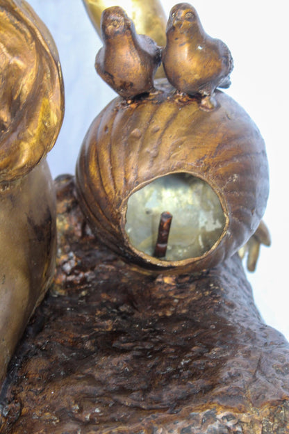 Bronze Outdoor Fountain of a Woman Relaxing on Rocks 49" x 39" x 50"H