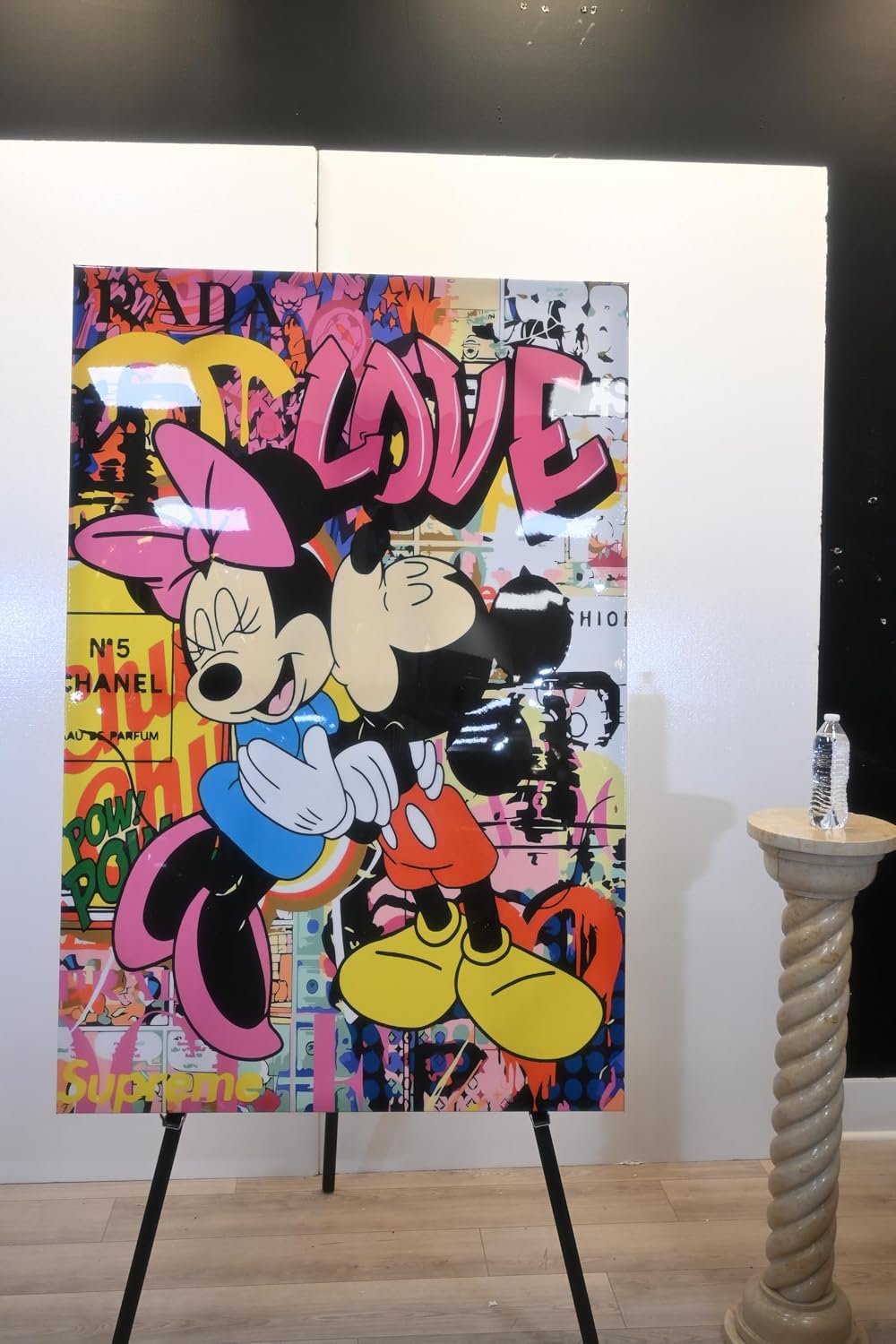 Cartoon Mice Love Pop Art Fashion Canvas 40"x60"