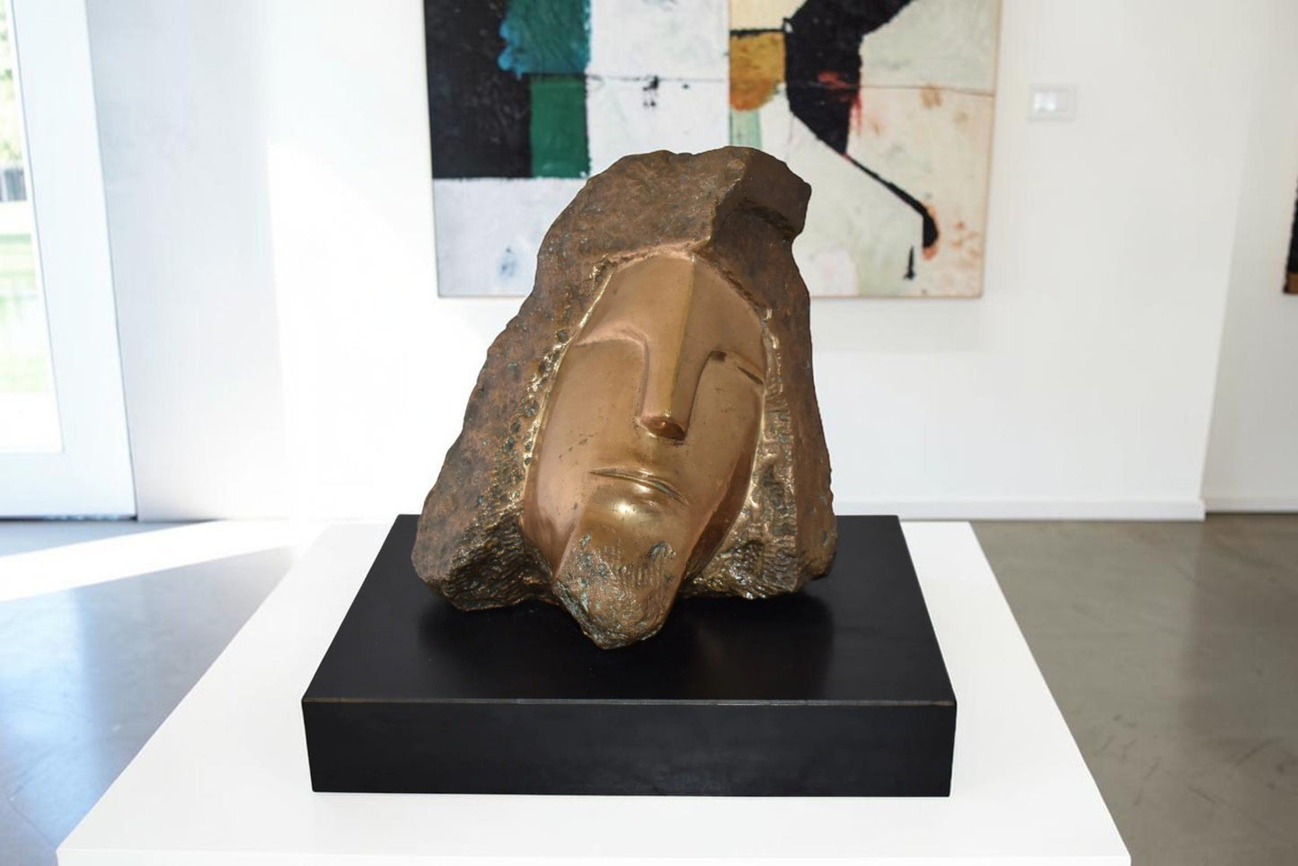 Original Marilyn Newman Bronze Statue Titled the Pharoah Size: 40" x 27" x 23"H