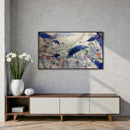 NIFAO Limited Edition Winged Jewels by Mario Luca Art 56"x32"