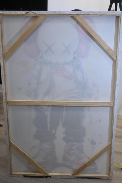 Skull Character Streetwear Sneaker Pop Art Canvas 40"x60"