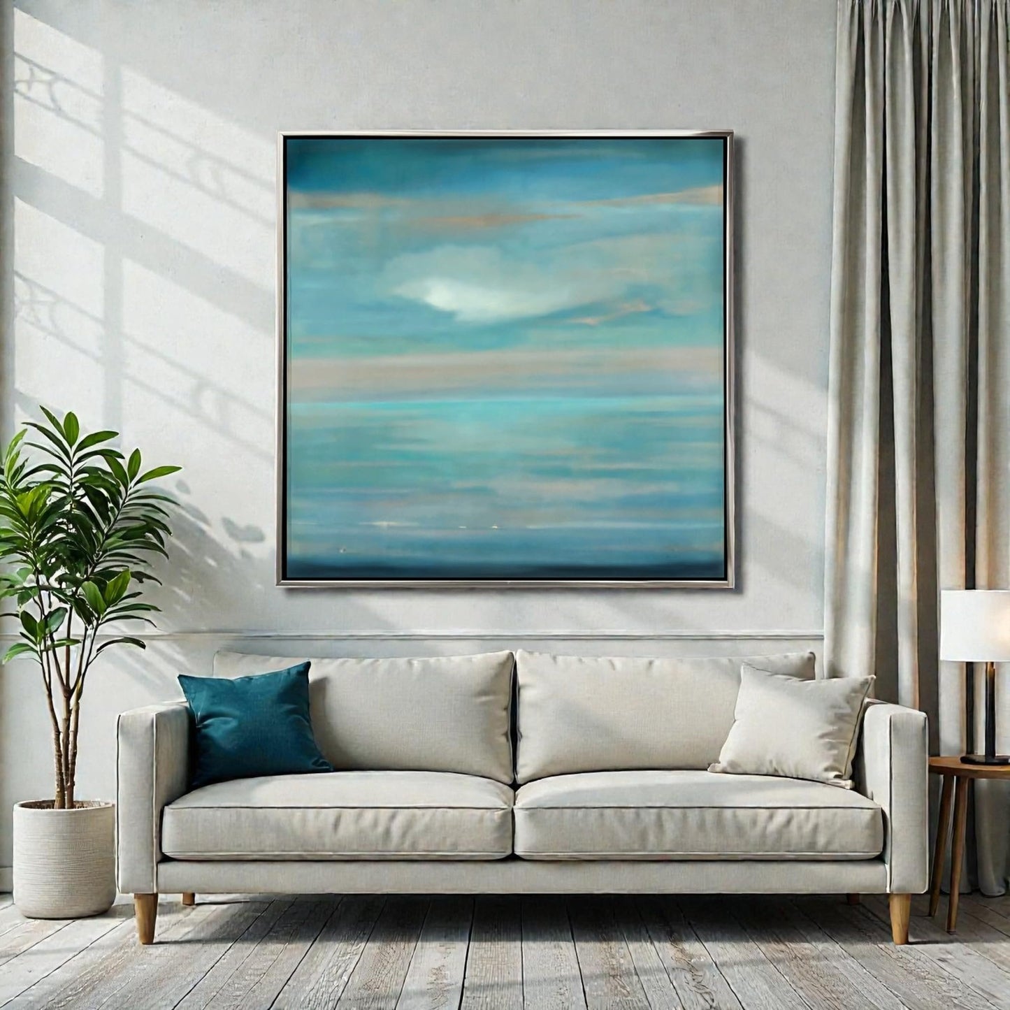 NIFAO Limited Edition Soneto by Azarin Abstract Art 39"x39"
