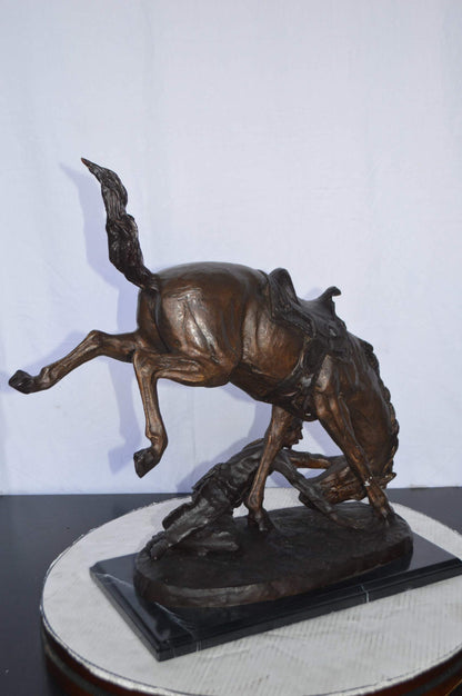 Wicked Pony by Remington Bronze Statue -  Size: 17"L x 11"W x 22"H.