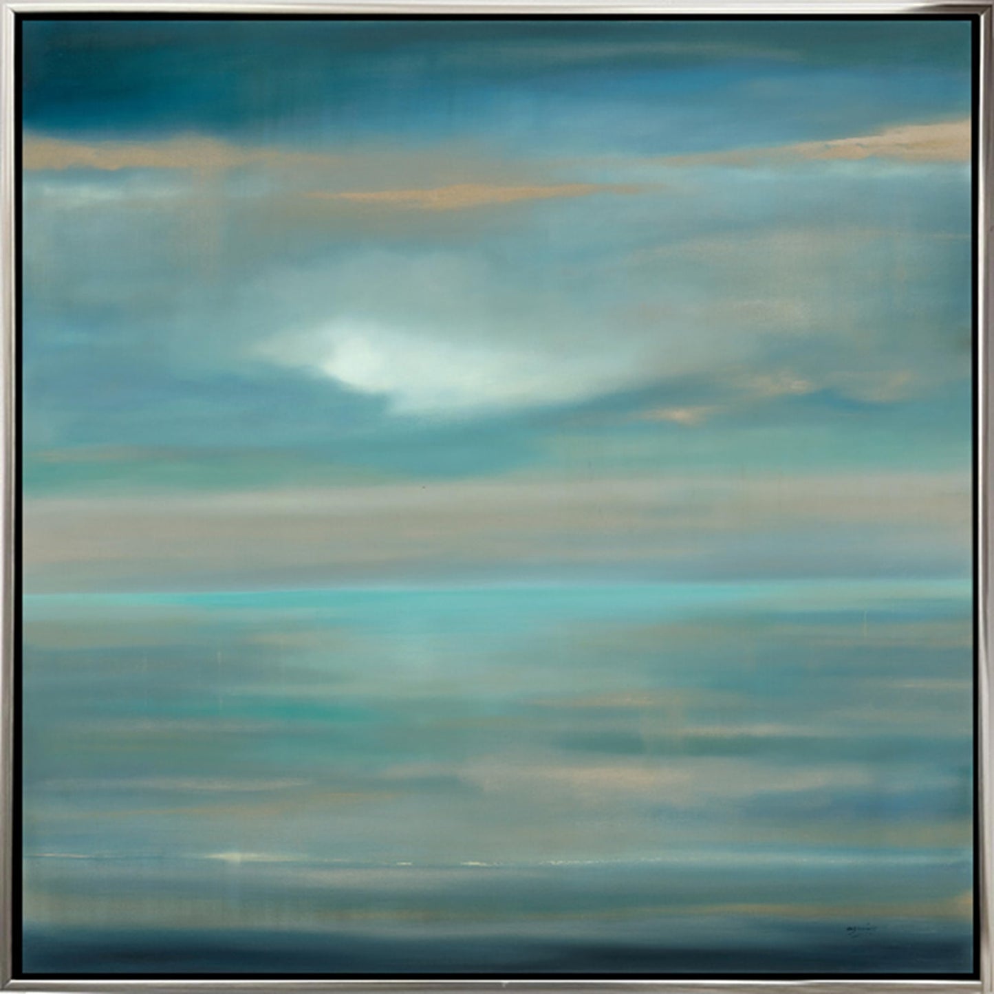NIFAO Limited Edition Soneto by Azarin Abstract Art 39"x39"