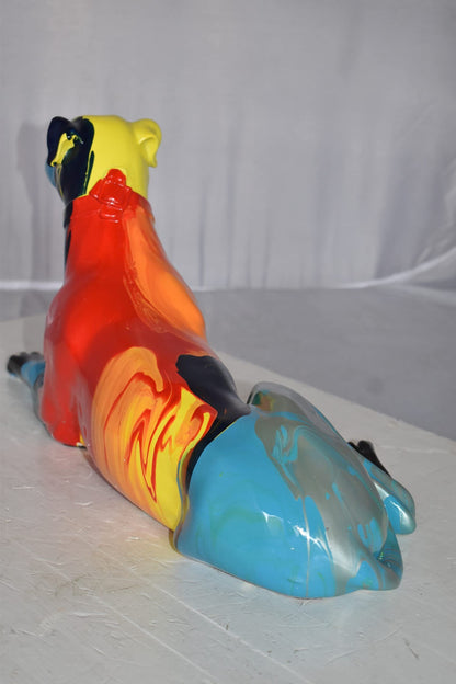 Modern Looking Greyhound Dog Statue Made of Resin Size: 19" x 9" x 12"H