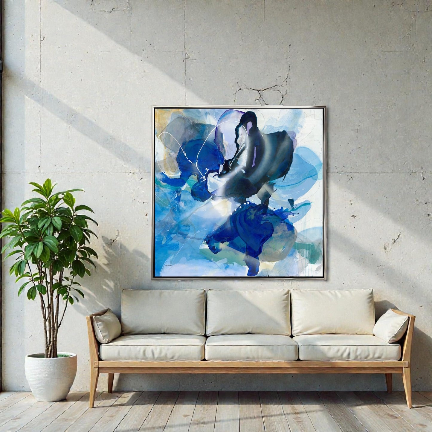 NIFAO Limited Edition Deep Abyss by Mario Luca Art 41"x41"