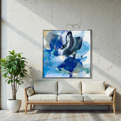 NIFAO Limited Edition Deep Abyss by Mario Luca Art 41"x41"