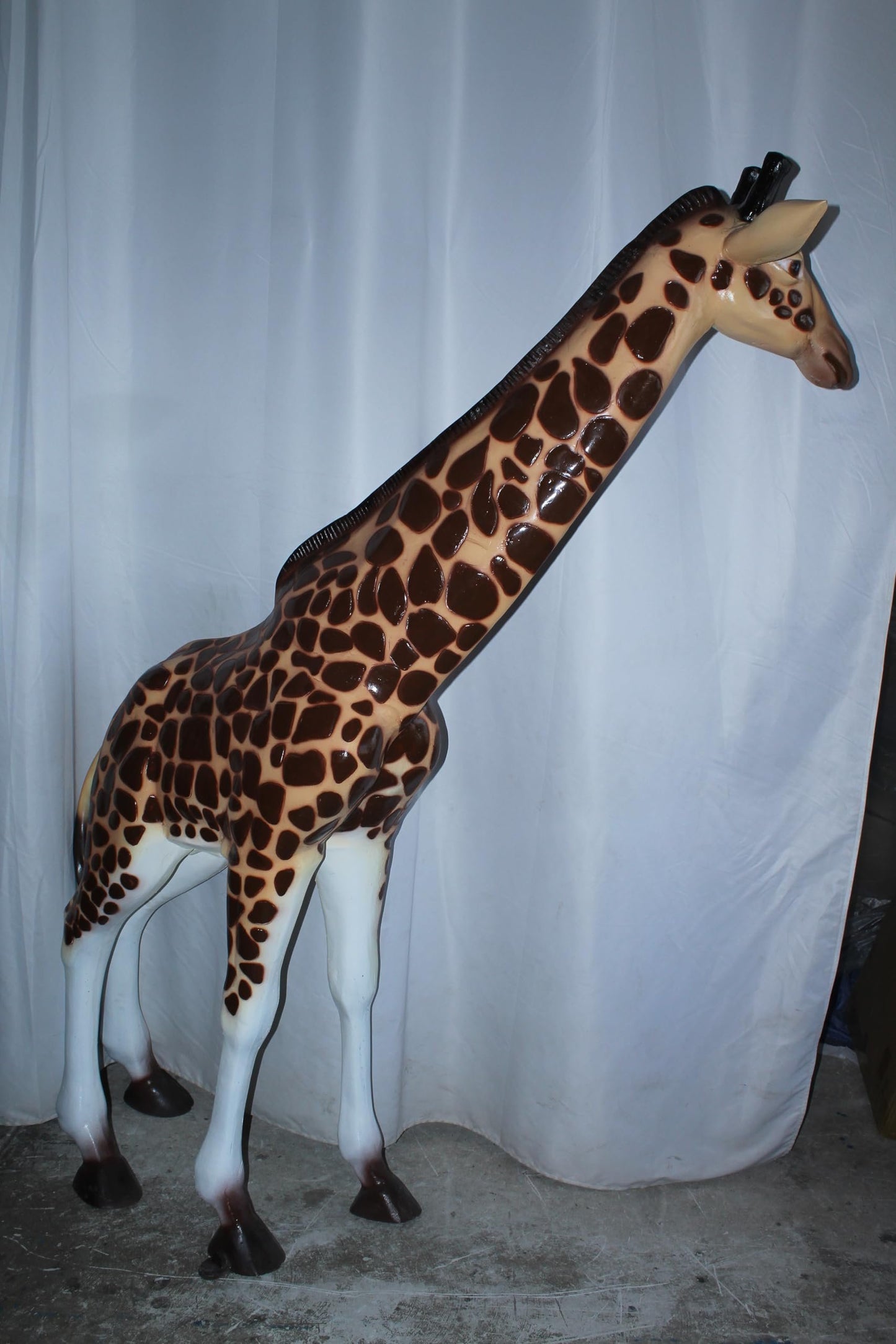 Life Size Aluminum Giraffe Sculpture Statue Decor 65"x16"x83"H