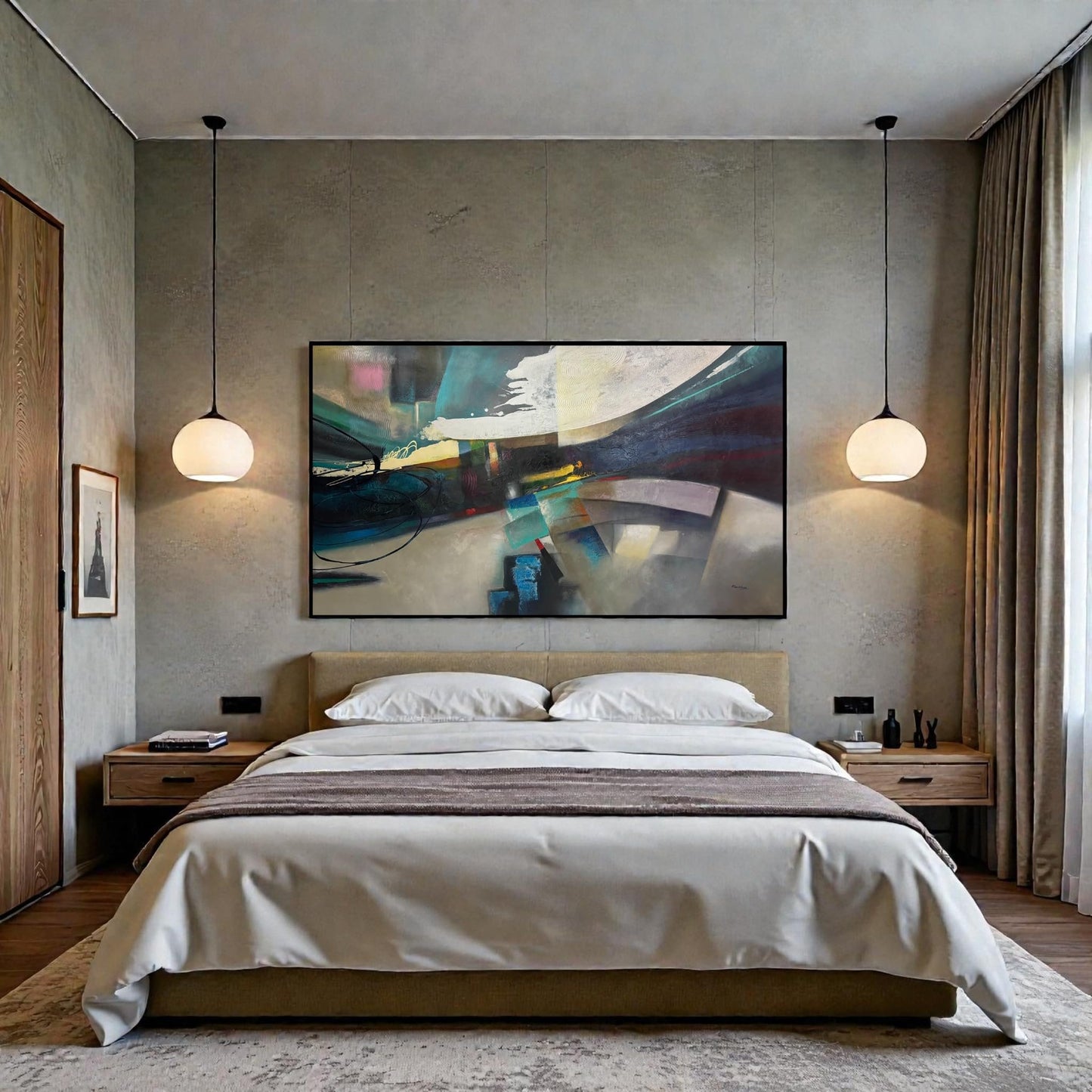 NIFAO Limited Edition Metropolis Motion by Mario Luca 56"x32"