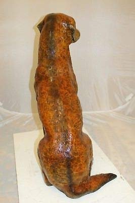 Labrador Dog Bronze Statue -  Size: 29"L x 16"W x 31"H.