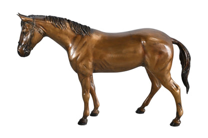 Standing Horse Bronze Statue Equestrian Sculpture Figurine 20"x5"x14"H