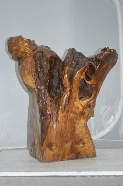 Wood Carved Buddha CC6 -  Size: 26"L x 20"W x 29"H.