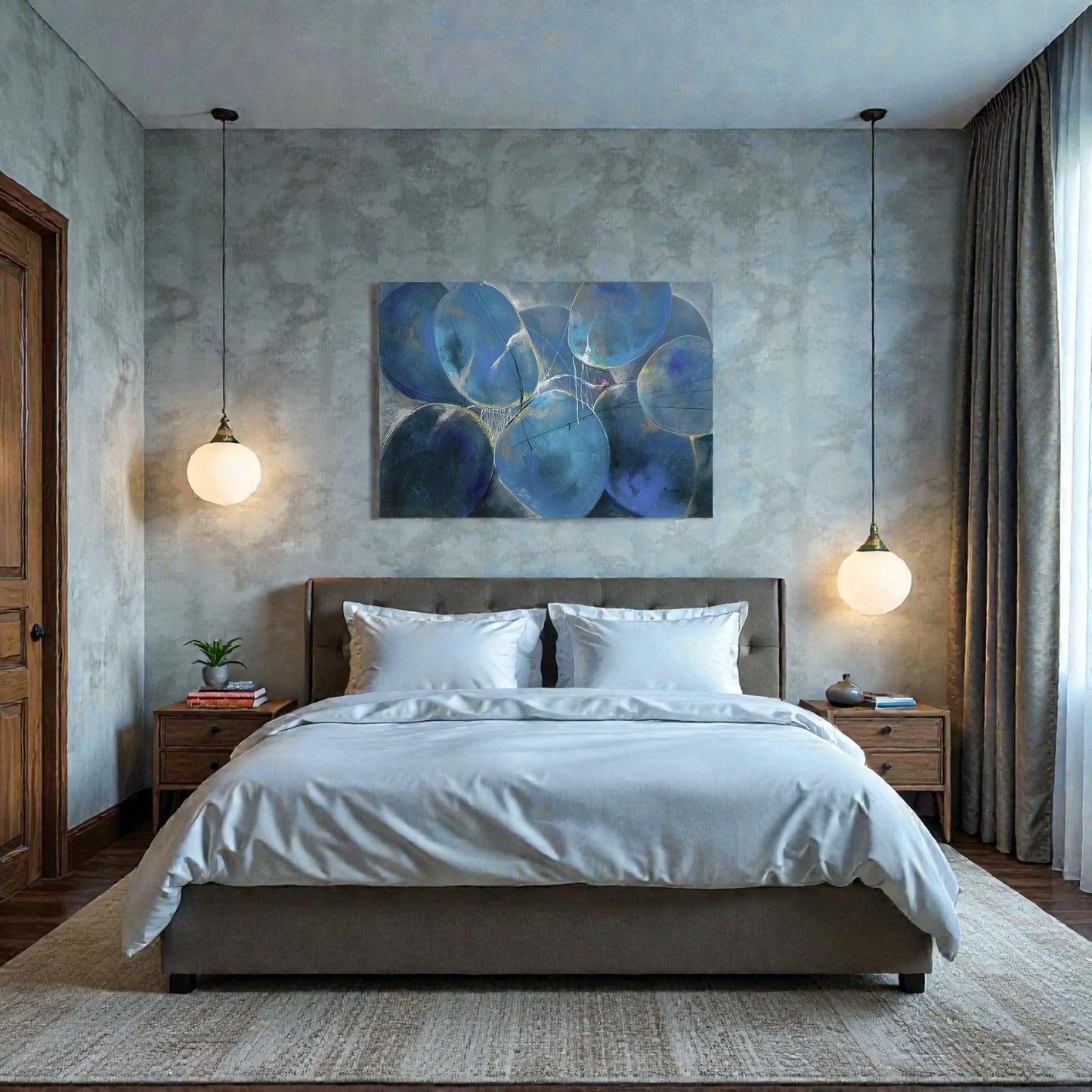 NIFAO Limited Edition Transformation in Blue Mario Luca 56"x35"