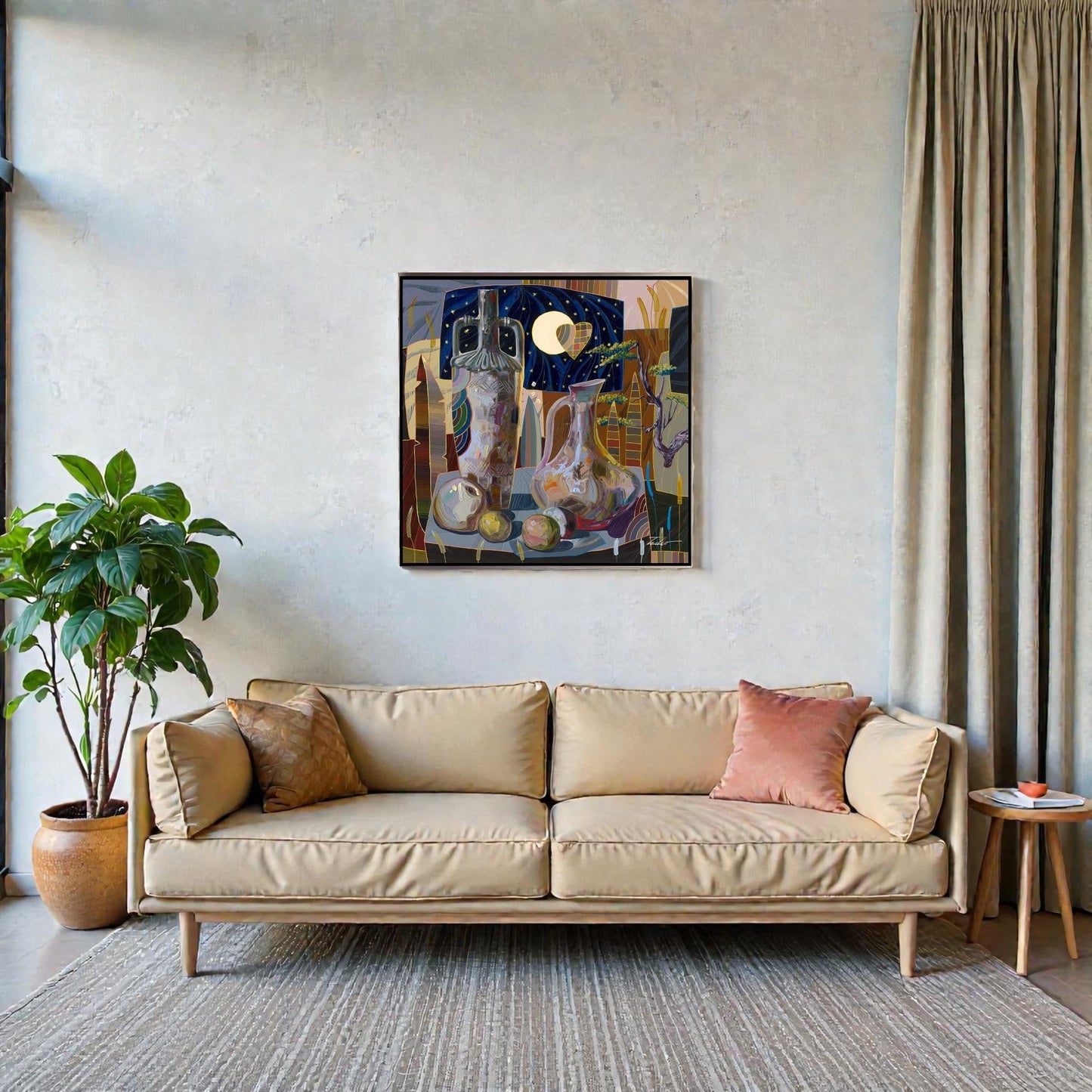 NIFAO Limited Edition Bodegon la Jarrones by Zavaleta 34"x34"