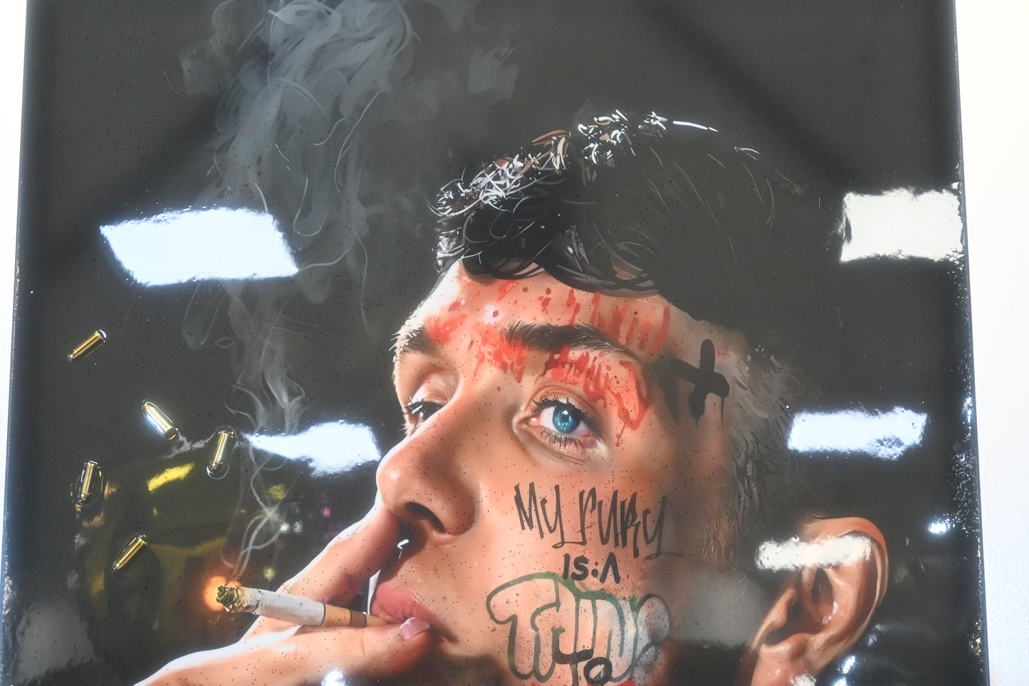 NIFAO Giant Thomas Shelby Peaky Blinders Pop Art Resin Canvas 40x60 Inch Wall Decor