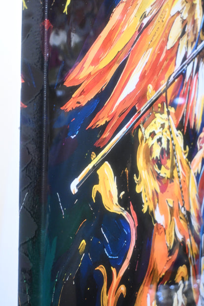 Freddie Mercury Queen Tribute Pop Art Resin Canvas 40"x50"