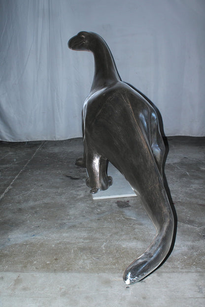 Life Size Aluminum Dinosaur Statue Brontosaurus Decor 90"x23"x47"H