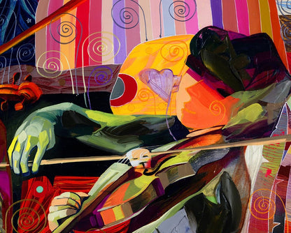 NIFAO Limited Edition Duet by Tadeo Zavaleta Art 54"x28"