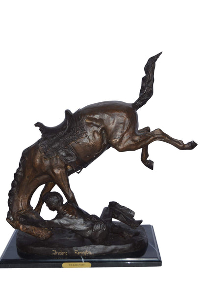 Wicked Pony by Remington Bronze Statue -  Size: 17"L x 11"W x 22"H.