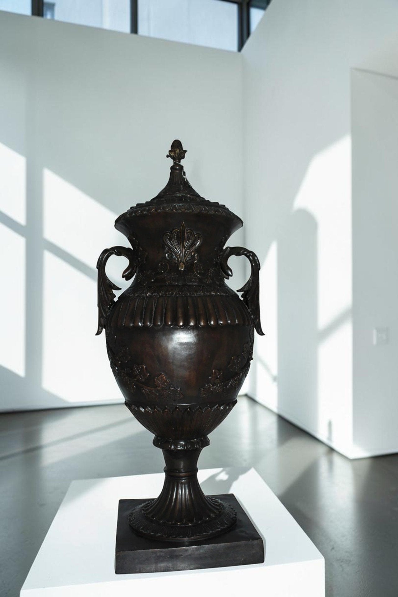 Vase - spirit large Bronze Statue -  Size: 21"L x 16"W x 48.5"H.