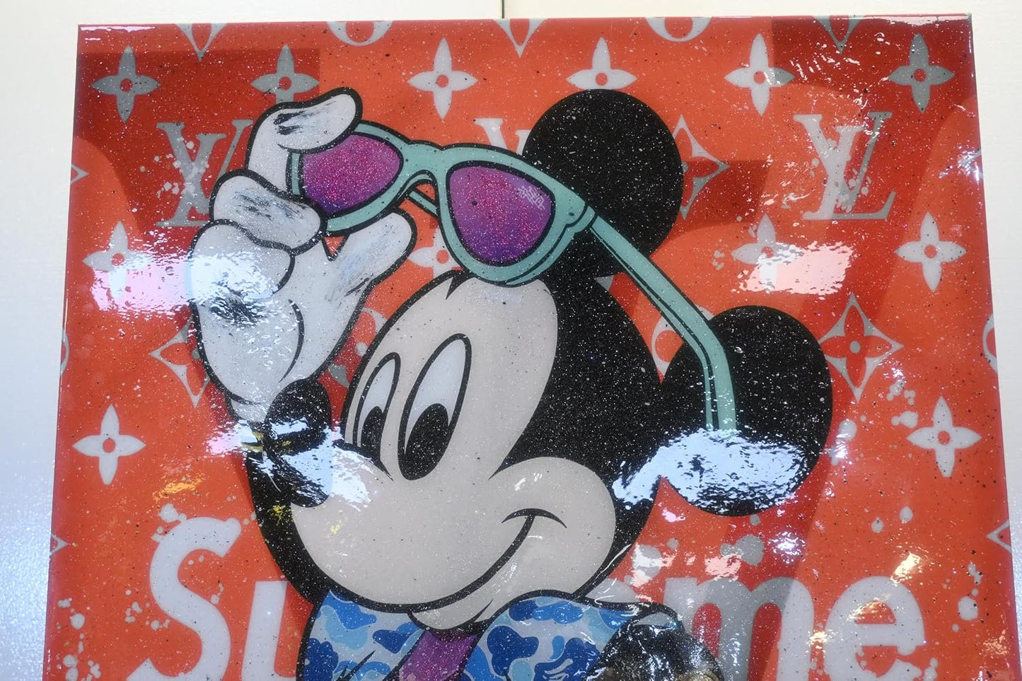 Skater Mouse Streetwear Pop Art Resin Canvas 40"x60"