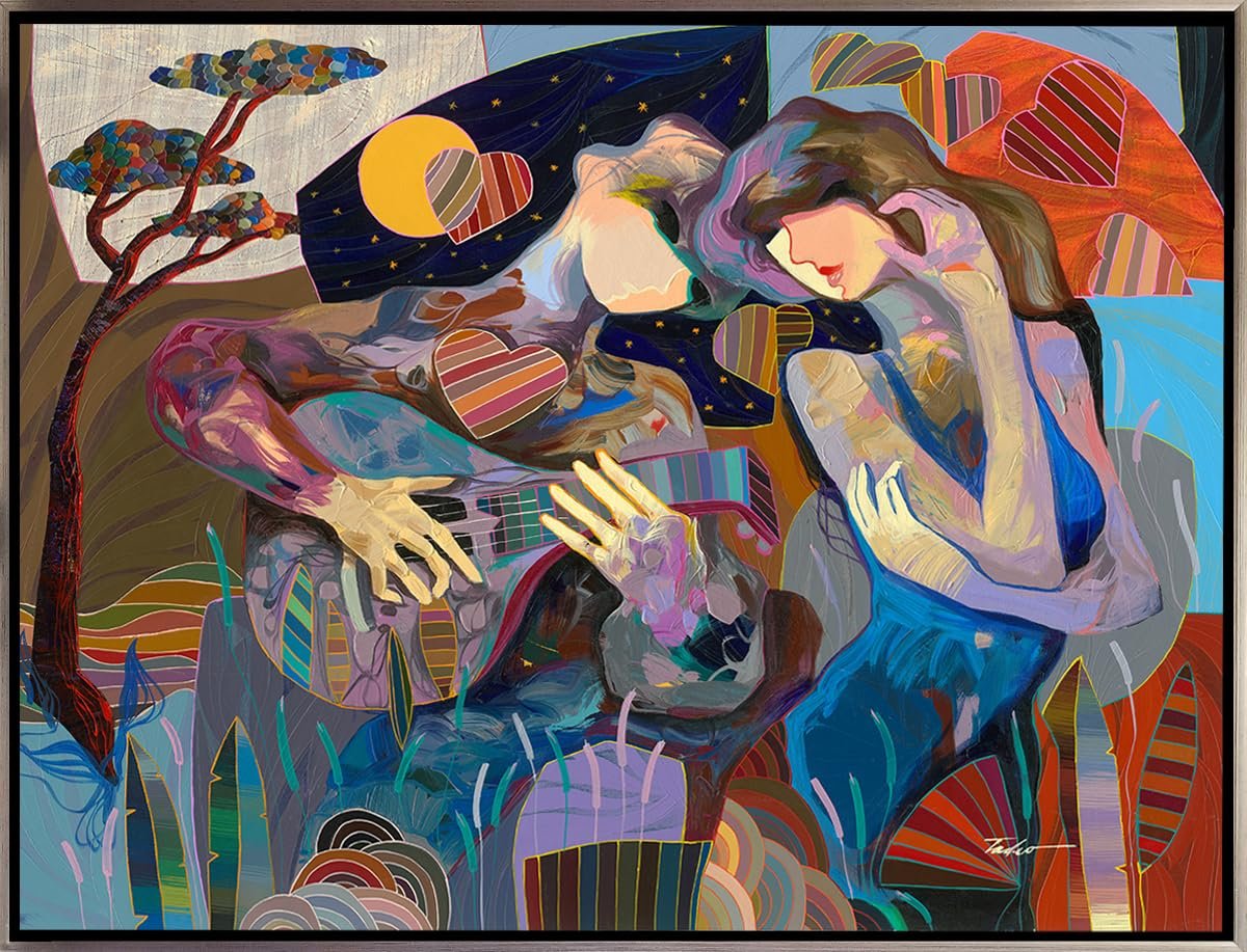 NIFAO Limited Edition Danza del Amor by Zavaleta Art 50"x38"