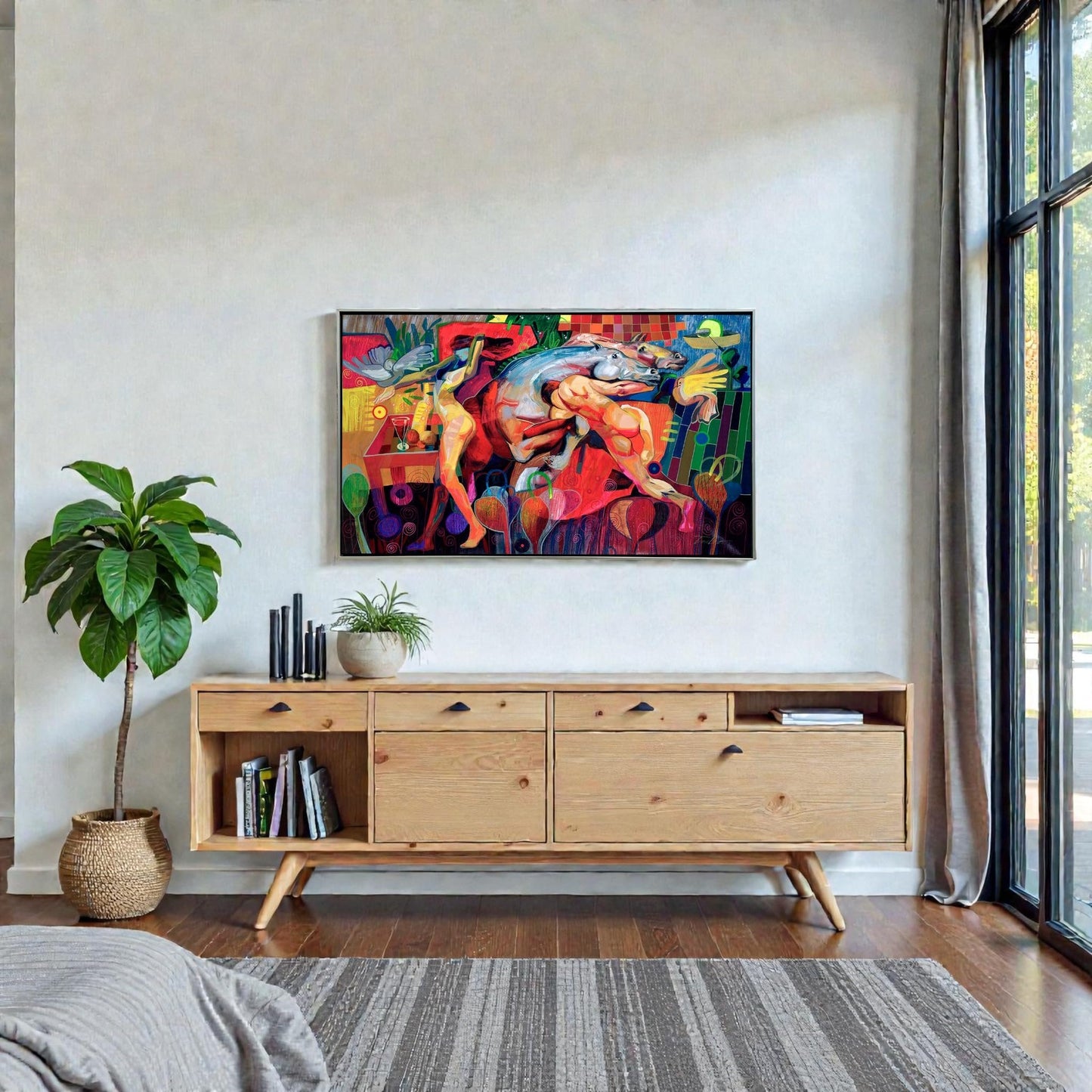 NIFAO Limited Edition Collosus by Tadeo Zavaleta Art 56"x35"
