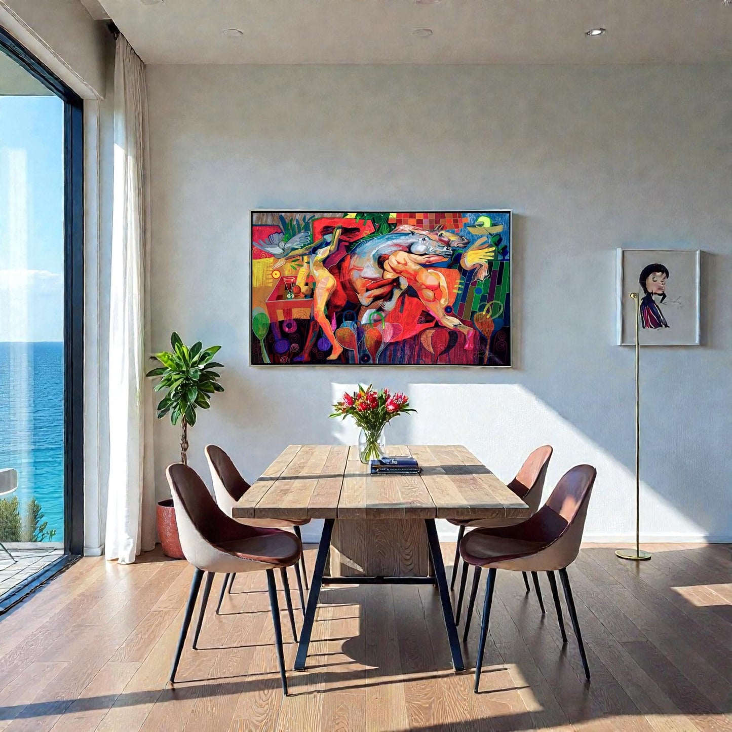 NIFAO Limited Edition Collosus by Tadeo Zavaleta Art 56"x35"