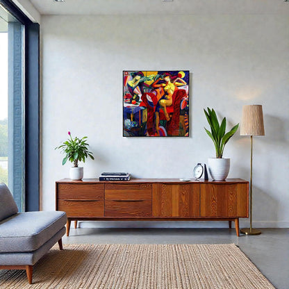 NIFAO Limited Edition Dahlia by Tadeo Zavaleta 36"x36"