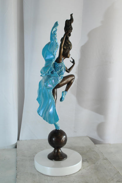 NIFAO Bronze Sculpture Submerge Elegance by Liliana Mendez 14"x9"x31"H