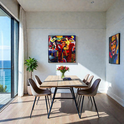 NIFAO Limited Edition Dahlia by Tadeo Zavaleta 36"x36"