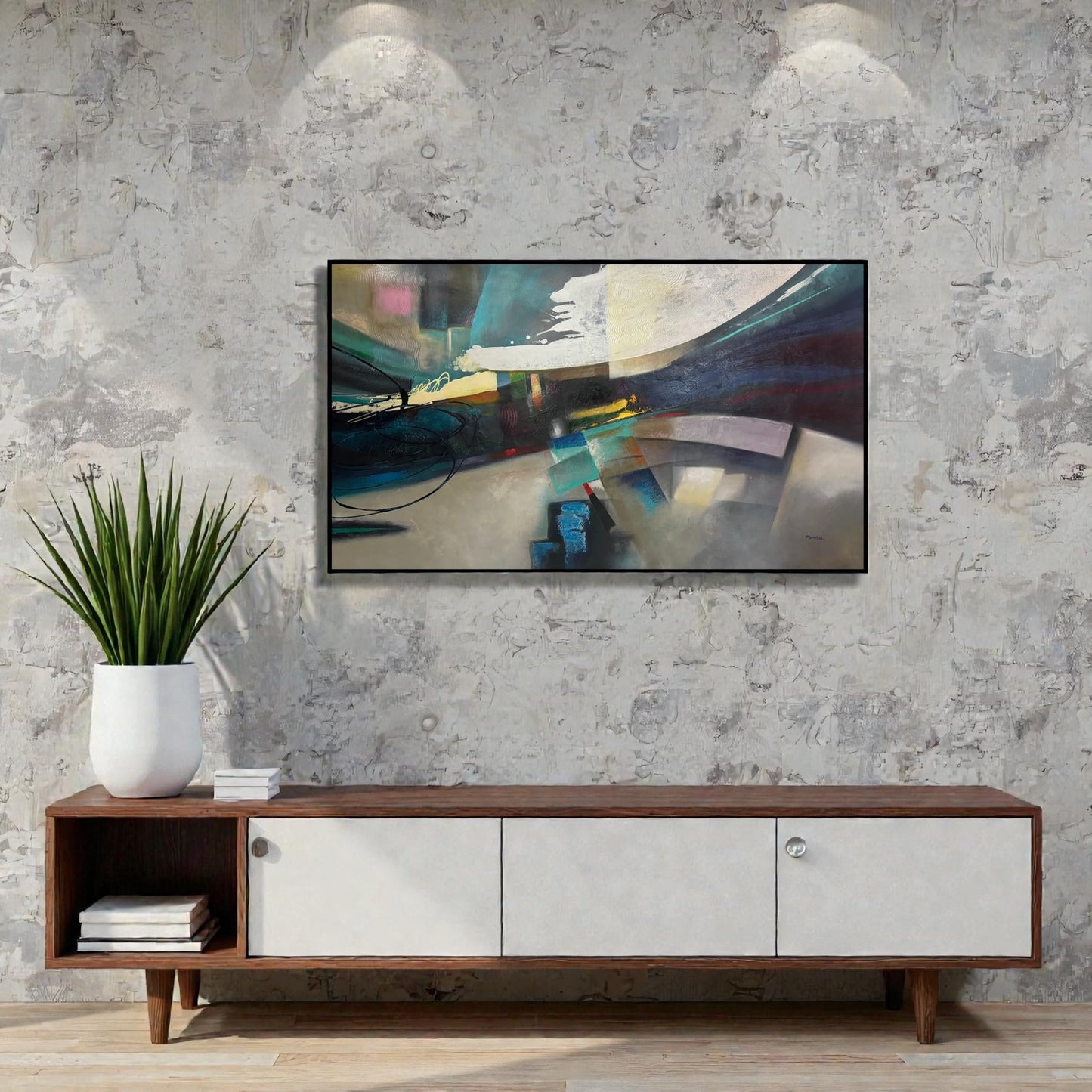 NIFAO Limited Edition Metropolis Motion by Mario Luca 56"x32"