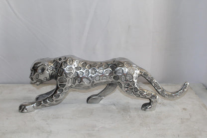 Aluminum Jaguar Statue, Graceful Elegance for Your Home Décor 24" x 4" x 7"H