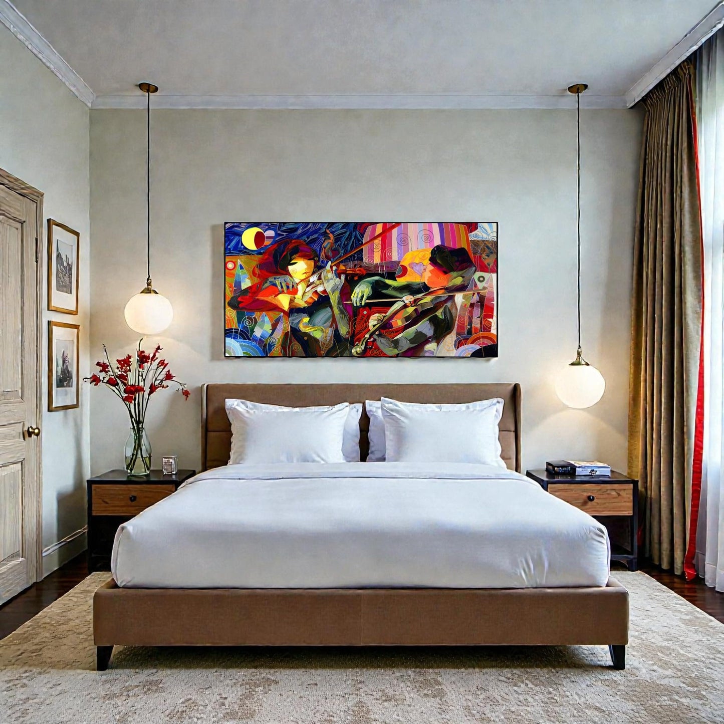 NIFAO Limited Edition Duet by Tadeo Zavaleta Art 54"x28"