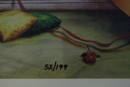 Orlando Quevedo Limited Edition Giclée - Moments with You - Size: 21" L x 13.5" W.