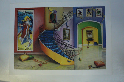 Orlando Quevedo Limited Edition Giclée - Moments with You - Size: 21" L x 13.5" W.