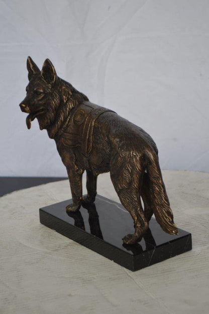 Service Dog standing -  Size: 12"L x 5"W x 12"H.