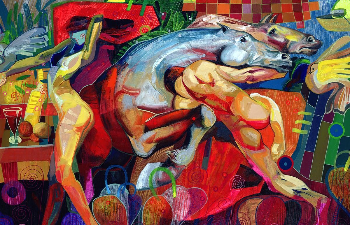 NIFAO Limited Edition Collosus by Tadeo Zavaleta Art 56"x35"