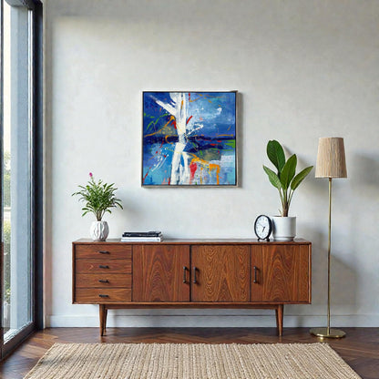NIFAO Limited Edition First Light by Azarin Abstract 39"x39"