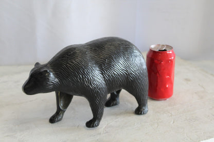 Aluminum Small Bear Sculpture, Majesty for Your Space 11" x 4" x 7"H