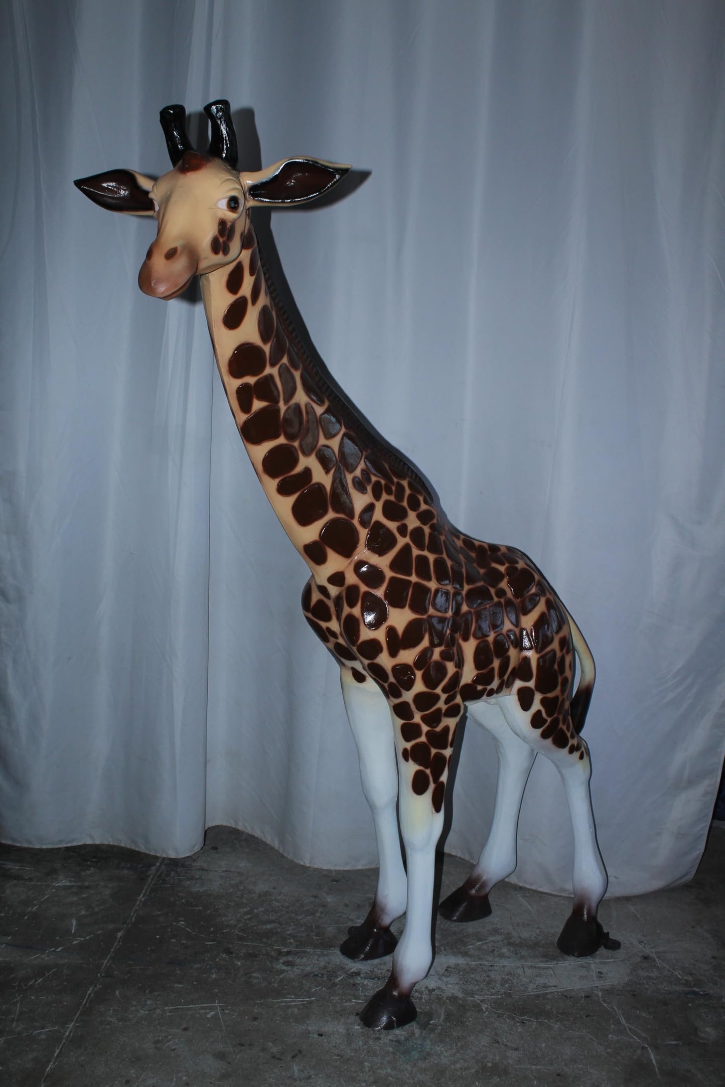 Life Size Aluminum Giraffe Sculpture Statue Decor 65"x16"x83"H